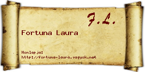 Fortuna Laura névjegykártya